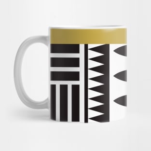 African Modern Abstract Ethnic Pattern Mug